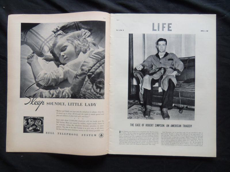 1938 APRIL 4 LIFE MAGAZINE - ANTHONY EDEN OF ETON - L 72