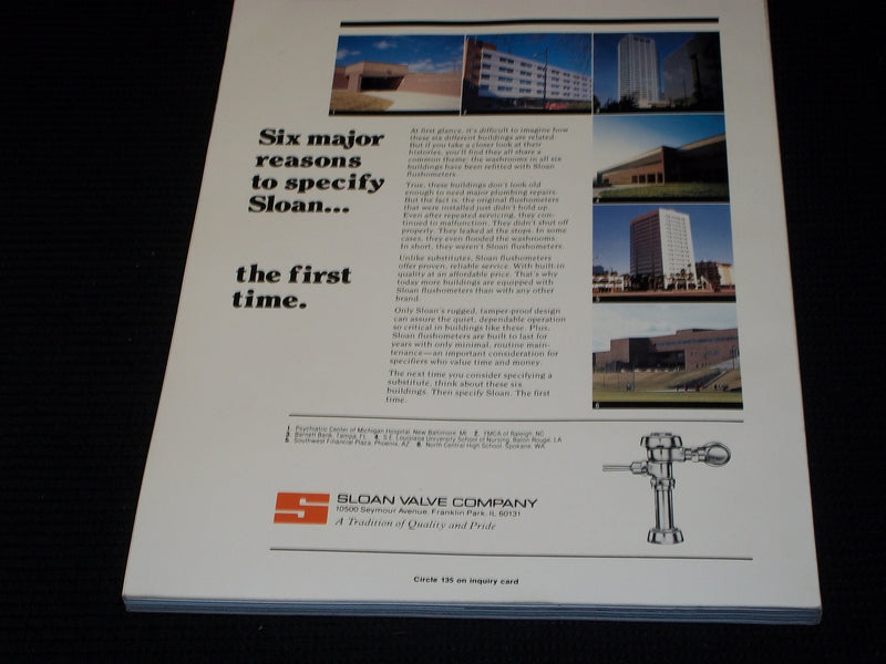 1987 MAY ARCHITECTURAL RECORD MAGAZINE - SHOWROOMS FRONT COVER - E 958