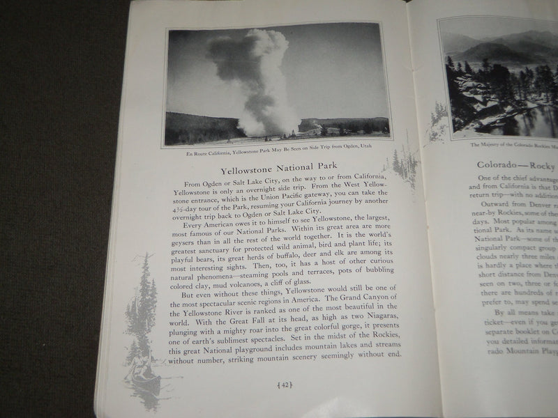 1930 CALIFORNIA UNION PACIFIC SYSTEM BOOK - NICE PHOTOS - J 3167