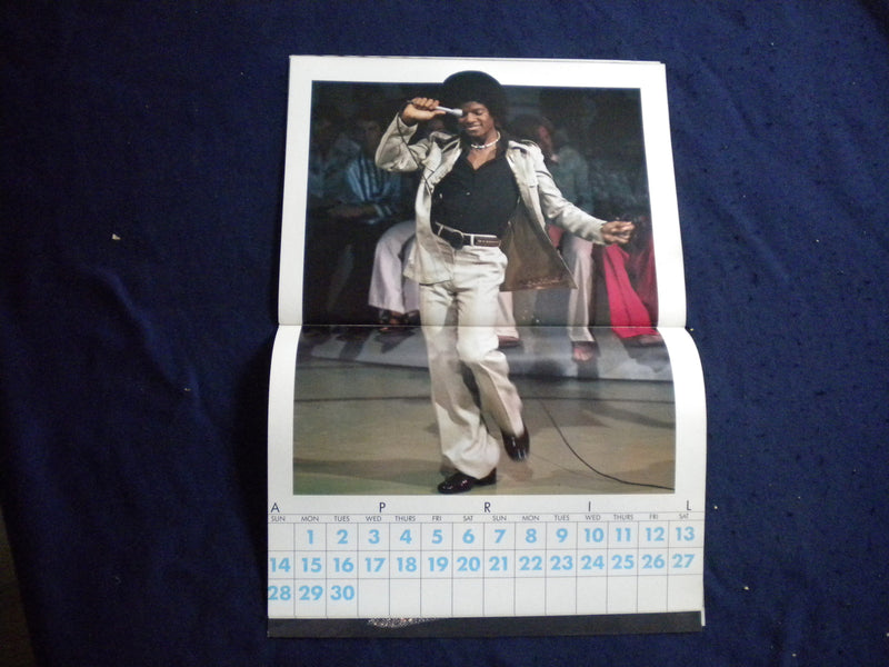 1984 RIGHT ON! MAGAZINE - 1984-1985 MICHAEL JACKSON POSTER CALENDAR - B 2875B