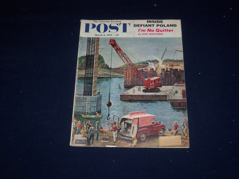 1957 MARCH 9 THE SATURDAY EVENING POST MAGAZINE - ILLUSTRATED COVER - SP 5652