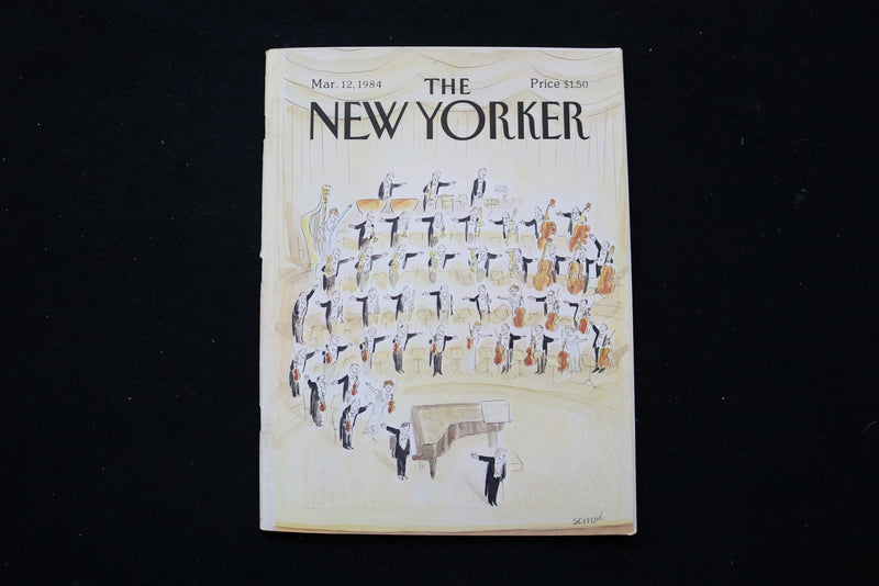1984 MARCH 12 NEW YORKER MAGAZINE - GREAT ILLUSTRATED COVER - NY 3143