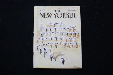 1984 MARCH 12 NEW YORKER MAGAZINE - GREAT ILLUSTRATED COVER - NY 3143