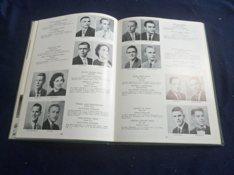 1957 ORBITER BLOOMSBURG STATE TEACHERS COLLEGE YEARBOOK- BLOOMSBURG, PA- YB 2653