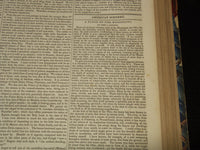 1832-1833 NEW YORK MIRROR AND LADIES GAZETTE BOUND VOLUME - ENGRAVINGS - R 89L