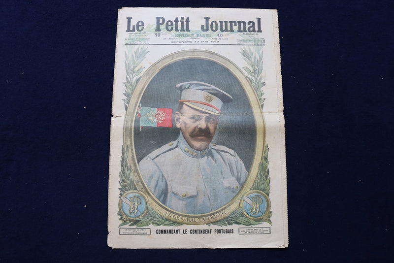1917 MAY 13 LE PETIT JOURNAL SUPPLEMENT ILLUSTRE MAGAZINE -GEN TAMAGNINI-NP 8809