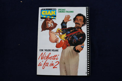 1990 AUGUST CIAK MAGAZINE - CON VOLERE VOLARE COVER - ITALIAN - E 17466