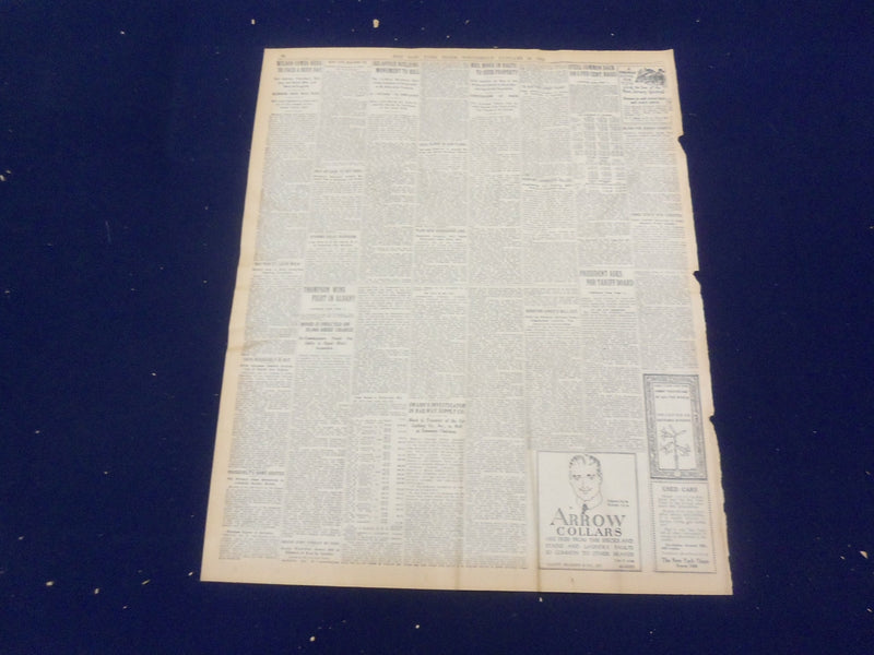 1916 JANUARY 26 NEW YORK TIMES - WILSON REJECTS LUSITANIA NOTE - NT 9065