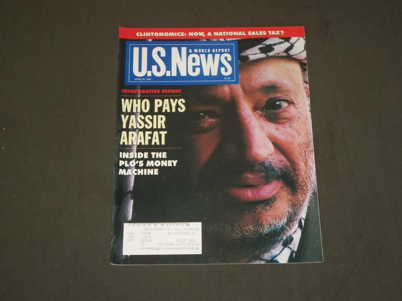 1993 APRIL 26 U.S. NEWS & WORLD REPORT MAGAZINE - YASSIR ARAFAT - B 2071