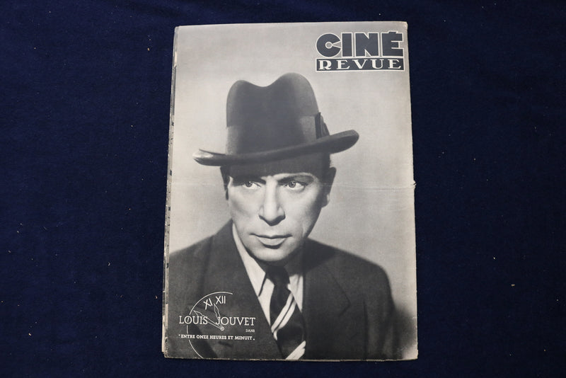 1949 APRIL 1 CINE REVUE MAGAZINE - MARLENE DIETRICH COVER - FRENCH - E 23804
