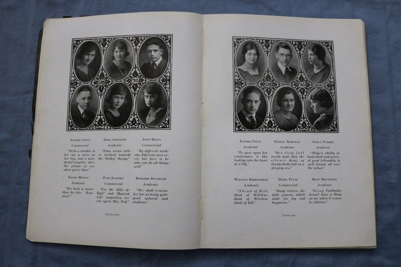 1920 THE PIERIAN RICHMOND HIGH SCHOOL YEARBOOK - RICHMOND, INDIANA- YB 3428