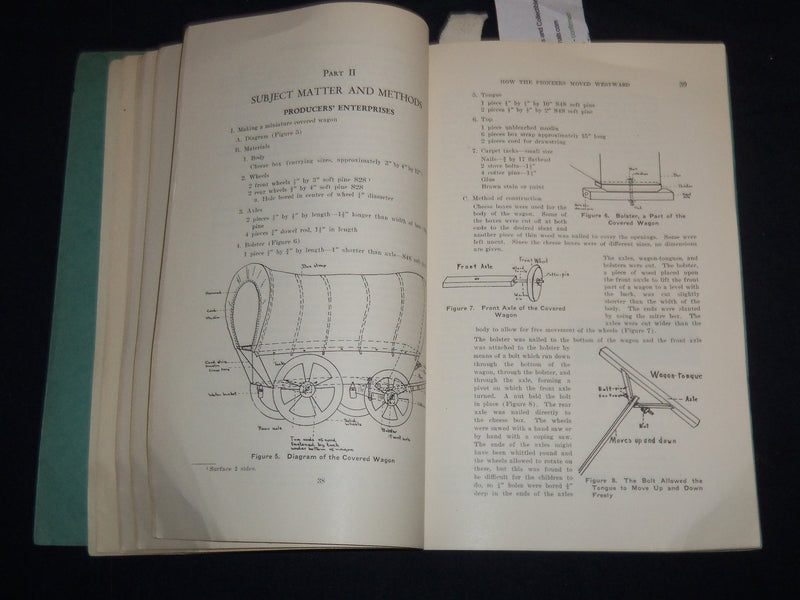 1938 APRIL 1 DEPT. EDUCATION BULLETIN HOW THE PIONEERS MOVED WESTWARD - J 8198