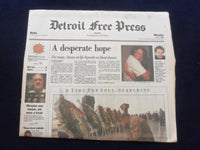 1996 JULY 1 DETROIT FREE PRESS NEWSPAPER -SAUDI OIL FIELDS: QUICKSAND - NP 7263