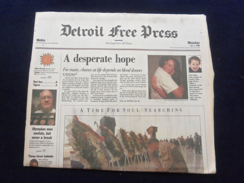 1996 JULY 1 DETROIT FREE PRESS NEWSPAPER -SAUDI OIL FIELDS: QUICKSAND - NP 7263