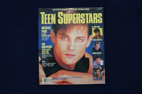 1985 MARCH TEEN SUPERSTARS MAGAZINE - MICHAEL PARE COVER - E 23398
