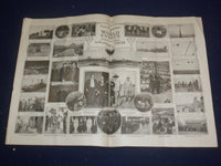 1910 JANUARY 1 COLLIER'S MAGAZINE - GREAT ILLUSTRATED COVER 'MCMX'- ST 6695