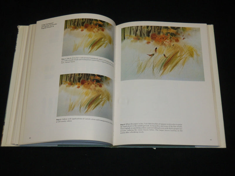 1975 CREATIVE WATERCOLOR TECHNIQUES HARDCOVER BOOK BY ZOLTAN SZABO - I 1943