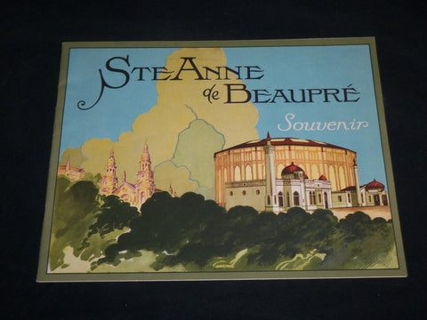 1920'S STE. ANNE DE BEAUPRE SOUVENIR BOOK - NICE COLOR ILLUSTRATIONS - J 6698