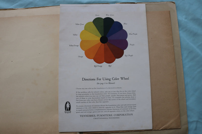 1924 TENNESSEE FURNITURE CORP. BEDROOMS & DINING ROOMS CATALOG-SOFTCOVER- K 2510