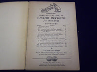 1922-1941 VICTOR RECORDS CATALOGS LOT OF 3 - LISTS OF ARTIST - J 1977