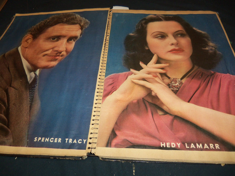 1940'S MOVIE STAR SCRAPBOOK - STEWART - TURNER - 12A