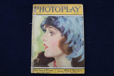 1924 FEBRUARY PHOTOPLAY MAGAZINE - CORINNE GRIFFITH COVER - E 17773