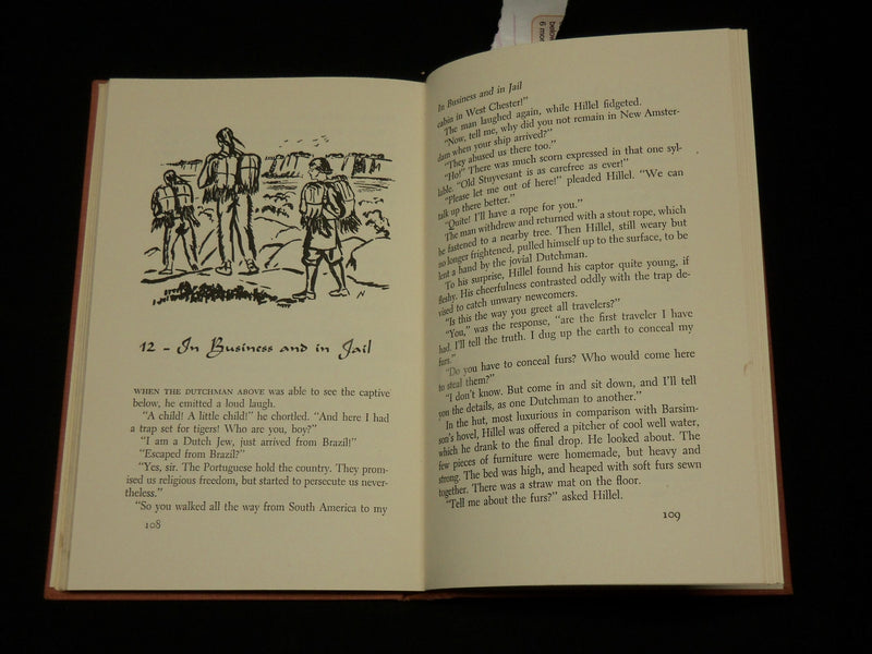 1957 ADVENTURE ON MANHATTAN ISLAND HARDCOVER BOOK BY ABRAHAM BURSTEIN - KD 6530