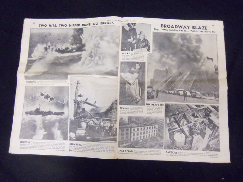 1945 APRIL 20 NEW YORK DAILY NEWS - REDS TAKE 3 BERLIN FORTS - NP 2088