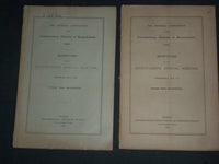 1891-92 CONGREGATIONAL CHURCHES OF MASSACHUSETTS ANNUAL REPORTS-LOT OF 2-J 4376
