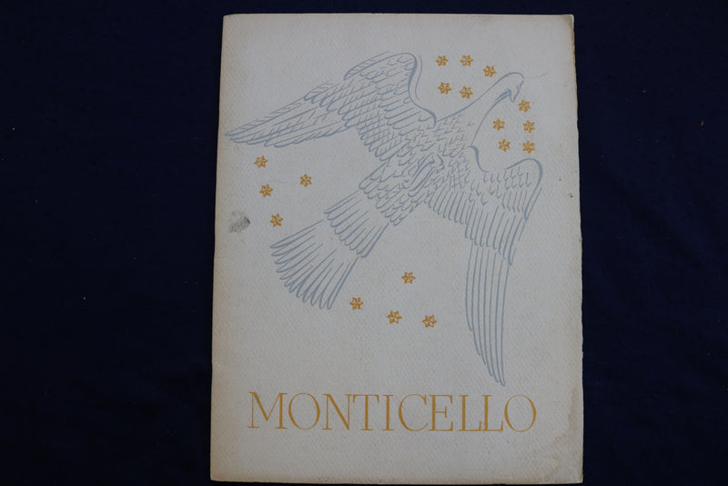 1930'S MONTICELLO GUIDE BOOK - SOFTCOVER - K 810