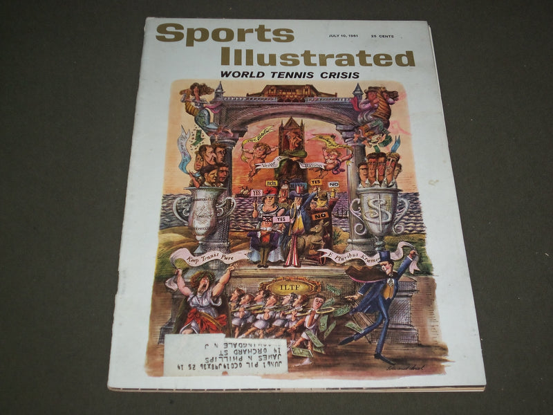 1961 JULY 10 SPORTS ILLUSTRATED MAGAZINE - WORLD TENNIS CRISIS - SP 9014
