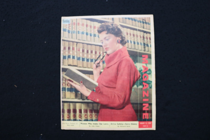 1958 JANUARY 12 CHICAGO SUNDAY TRIBUNE MAGAZINE - PAT DWYER COVER - E 26341