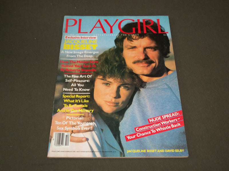 1981 OCTOBER PLAYGIRL MAGAZINE - JACQUELINE BISSET AND DAVID SELBY - SP 9211