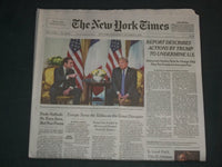 2019 DECEMBER 4 NEW YORK TIMES-REPORT DESCRIBES ACTIONS BY TRUMP UNDERMINES U.S.