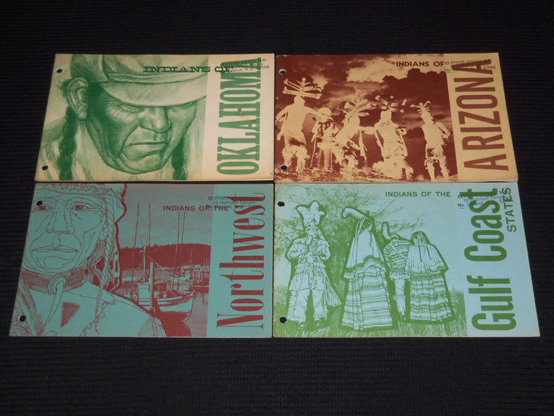 1965-1968 INDIANS OF SERIES LOT OF 11 - SOFTCOVER BOOKS - NICE PHOTOS - J 7418