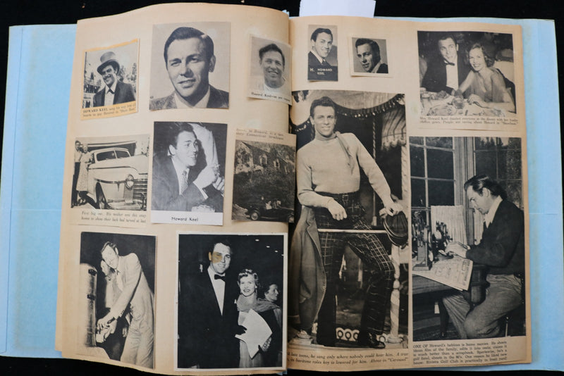 HOWARD KEEL SCRAPBOOKS - LOT OF 2 - E 24958