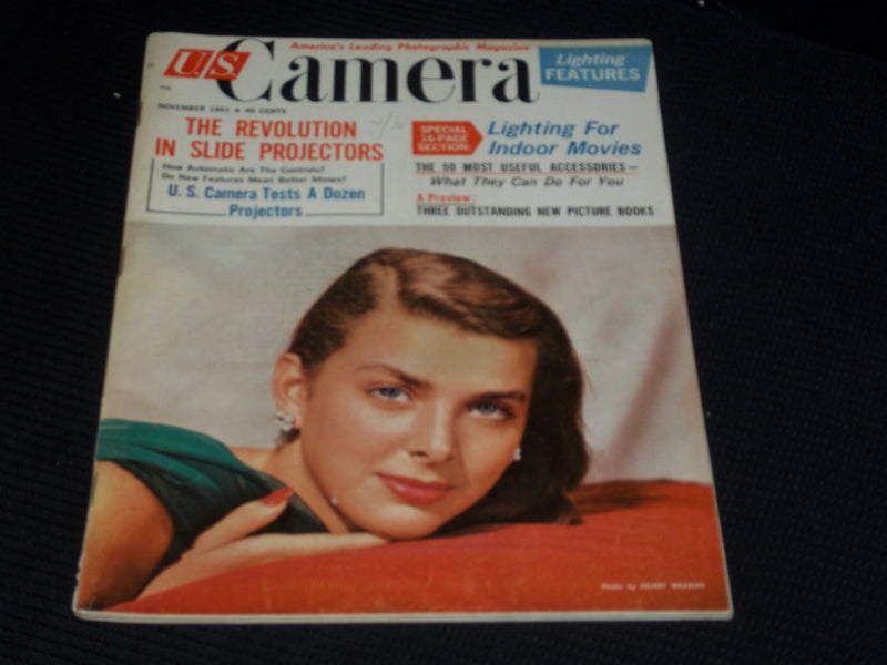 1961 NOVEMBER U.S. CAMERA MAGAZINE - HENRY WAXMAN FRONT COVER - E 6402