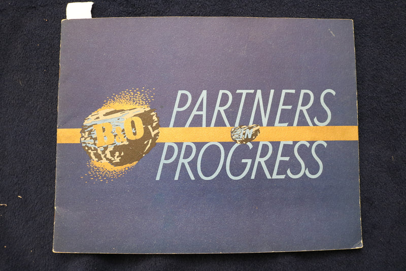 1948 B&O COAL PARTNERS IN PROGRESS SOFTCOVER BOOKLET - K 1489