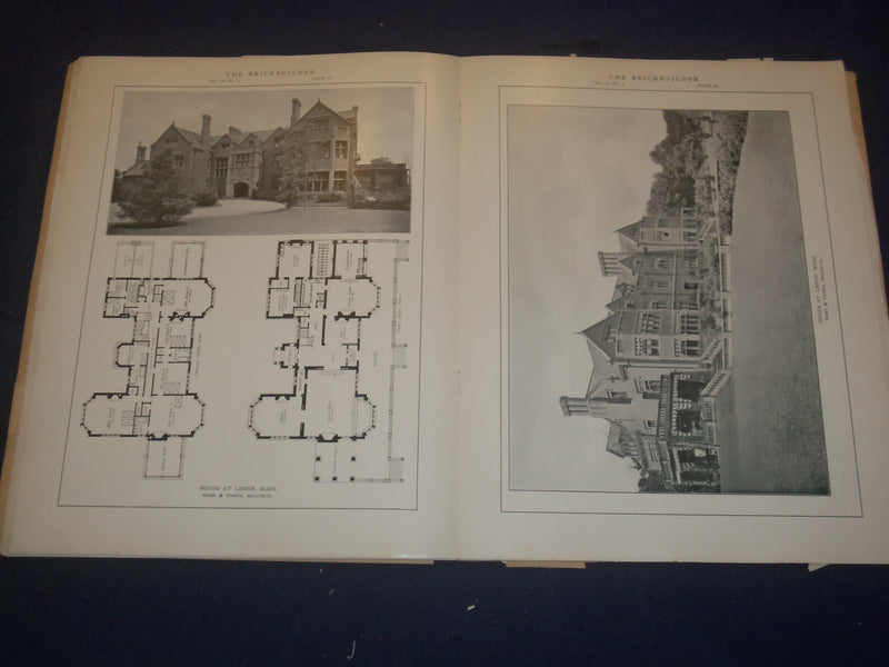 1907 FEBRUARY THE BRICKBUILDER MAGAZINE - AN ARCHITECTURAL MONTHLY - ST 528P