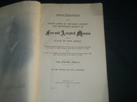 1919-1972 FREE AND ACCEPTED MASONS LOT OF 7 - GRAND LODGE OF NEW JERSEY- KD 1406