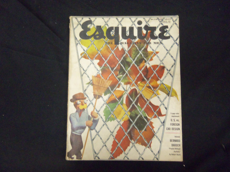 1952 OCTOBER ESQUIRE MAGAZINE - GREAT COVER, PHOTOS AND ADS - ST 2699