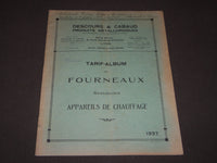 1937 DESCOURS & CABAUD PRODUITS METALLURGIQUES FRENCH CATALOGUE - FR 518