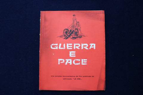 1956 LE ORE MAGAZINE - GUERRA E PACE - WAR AND PEACE COVER - E 23749