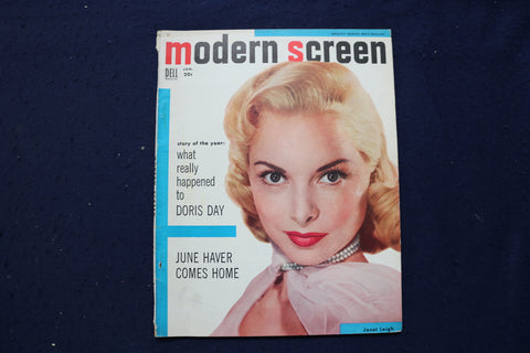 1954 JANUARY MODERN SCREEN MAGAZINE - JANET LEIGH COVER - E 17343