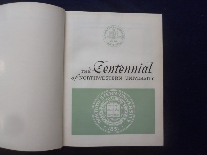 1951 CENTENNIAL SYLLABUS NORTHWESTERN UNIVERSITY YEARBOOK - EVANSTON, IL-YB 3044