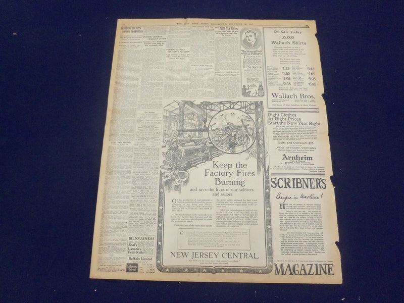 1917 DECEMBER 26 NEW YORK TIMES - GERMANS MURDER AMERICAN SENTRY - NT 8266