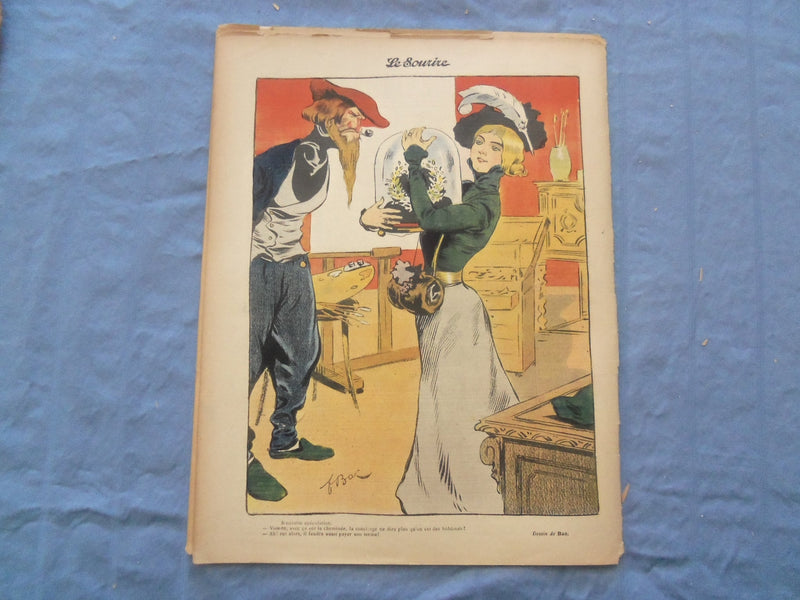 1902 FEB 1 LE SOURIRE MAGAZINE - ILLUSTRATED COMEDY - FRENCH TEXT - SP 4864W