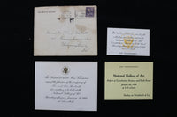 1949 JANUARY 20 PRESIDENTIAL INVITATION TO THE NATIONAL GALLERY OF ART - K 2229