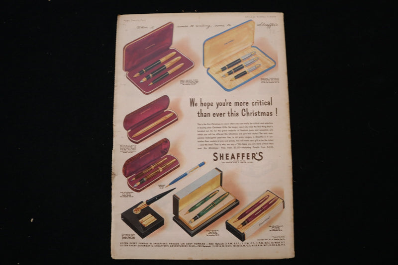 1947 NOV 30 CHICAGO SUNDAY TRIBUNE MAGAZINE - BURT LANCASTER COVER - E 26207