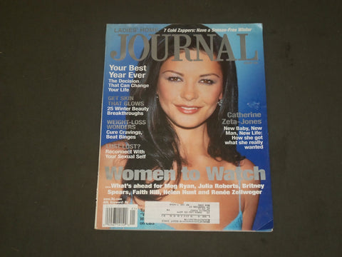 2001 JANUARY LADIES' HOME JOURNAL MAGAZINE - CATHERINE ZETA-JONES - B 2285